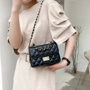 large capacity rhombus chain bag for women 2023 new fashionable autumn versatile shoulder crossbody bag handheld small bag