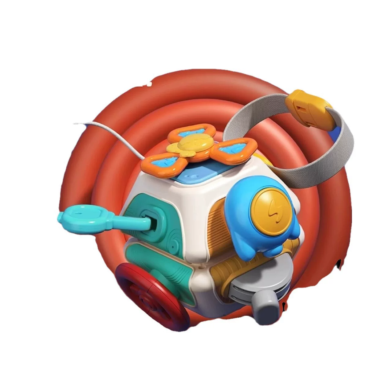 baby busy ball house 0 to 1 year old baby montessori fine motor training teaching aids children's early education steering wheel toy Baby busy ball house 0 to 1 year old baby Montessori fine motor training teaching aids children's early education steering wheel toy