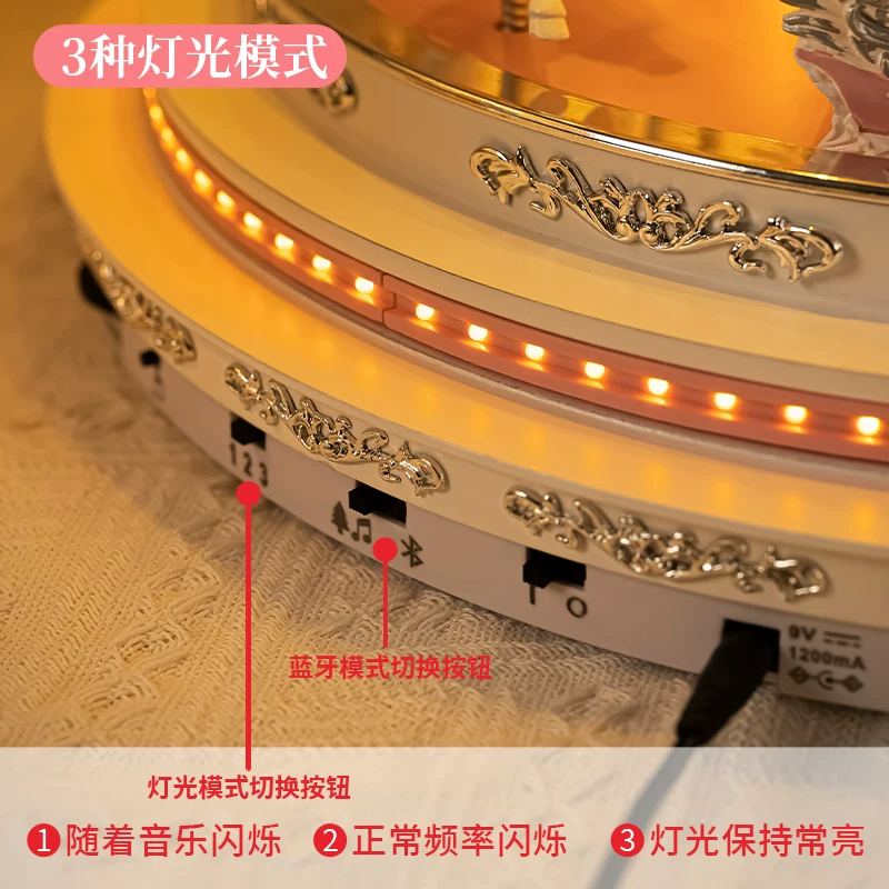 american mr.christmas carousel music box music box as a birthday christmas gift for girlfriend girl American Mr.Christmas carousel music box music box as a birthday Christmas gift for girlfriend girl