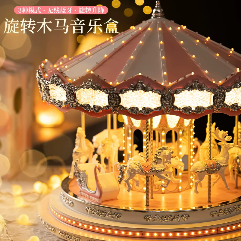 american mr.christmas carousel music box music box as a birthday christmas gift for girlfriend girl American Mr.Christmas carousel music box music box as a birthday Christmas gift for girlfriend girl