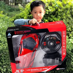 Remote control car electric rechargeable four-wheel drive car drop-resistant high-speed drift racing sports car boy and children toy model