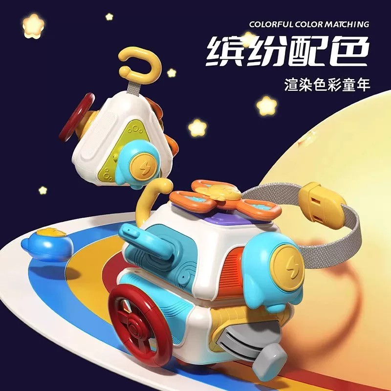 baby busy ball house 0 to 1 year old baby montessori fine motor training teaching aids children's early education steering wheel toy Baby busy ball house 0 to 1 year old baby Montessori fine motor training teaching aids children's early education steering wheel toy